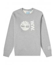 TIMBERLAND WW SWEAT Felpa girocollo medium grey heather - Felpe Uomo - 5