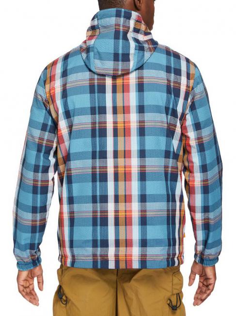 FIELD TRIP PLAID Giubbino reversibile con cappuccio adriatic/blue/yd - Giacche Uomo