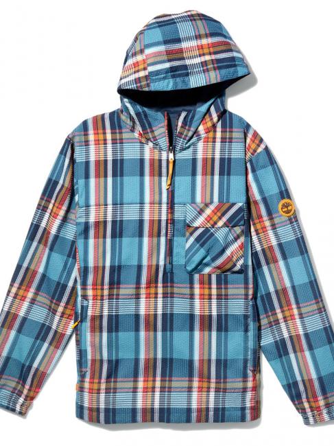 FIELD TRIP PLAID Giubbino reversibile con cappuccio adriatic/blue/yd - Giacche Uomo