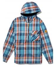 TIMBERLAND FIELD TRIP PLAID Giubbino reversibile con cappuccio adriatic/blue/yd - Giacche Uomo - 4