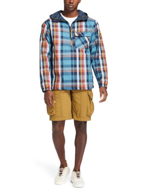 FIELD TRIP PLAID Giubbino reversibile con cappuccio adriatic/blue/yd - Giacche Uomo