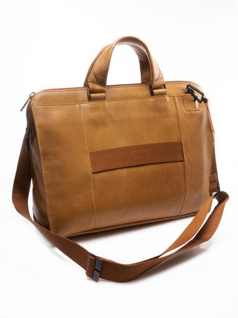 CAMPIONARIO - P15 PLUS Cartella in pelle porta pc 15,6" CUOIO - Cartelle Lavoro