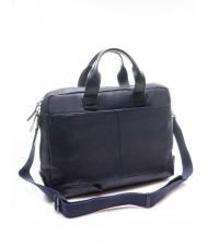 PIQUADRO CAMPIONARIO - PYRAMID Cartella in pelle, porta pc 15" blu - Cartelle Lavoro - 2
