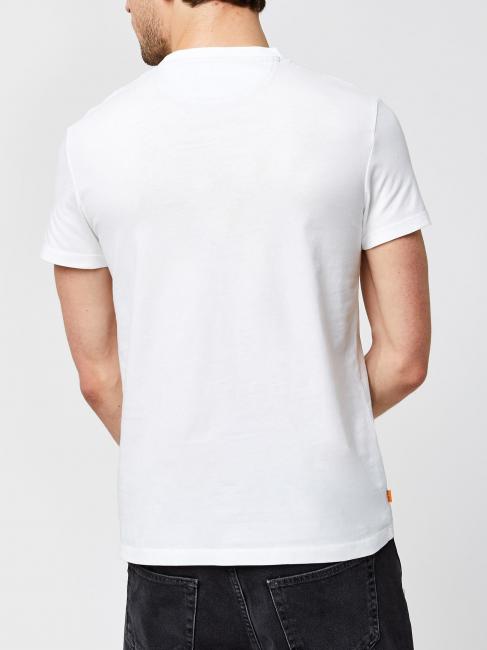 SS DUNRIVER CREW T-shirt in cotone white - T-shirt Uomo