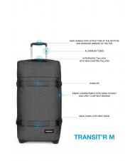 EASTPAK TRANSIT'R M Trolley misura media BlackDenim - Trolley Semirigidi - 5