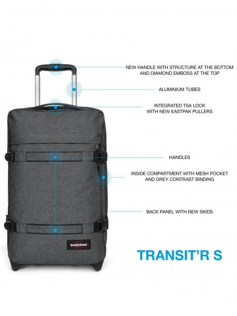 TRANSIT'R S Trolley bagaglio a mano BlackDenim - Bagagli a mano