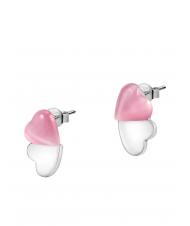 MORELLATO CUORE Orecchini in argento con cat eye  rosa/bianco - Orecchini - 3