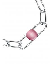 MORELLATO 1930 Bracciale in acciaio con cat eye fucsia - Bracciali Donna - 3