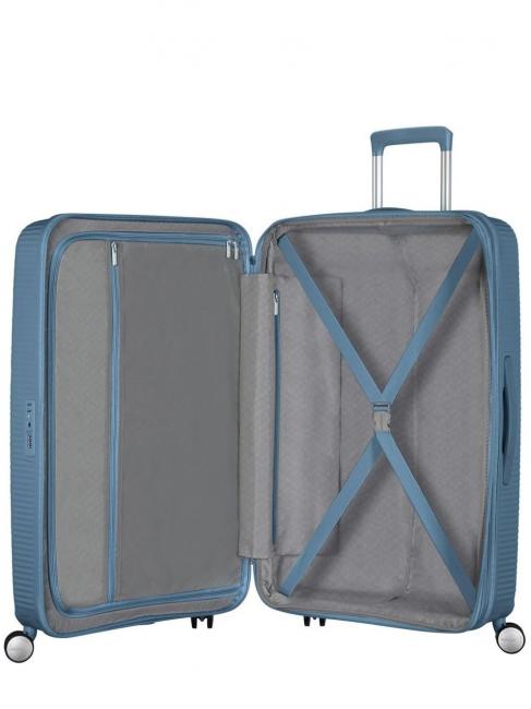 SOUNDBOX Trolley grande espandibile stone blue - Trolley Rigidi