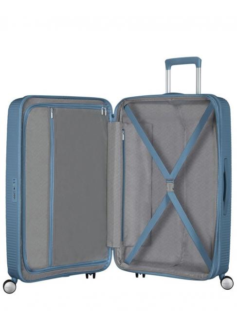 SOUNDBOX SPINNER Trolley medio, espandibile stone blue - Trolley Rigidi