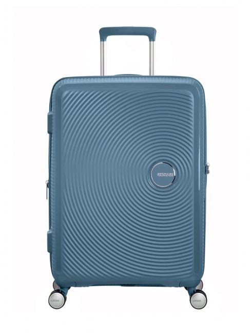 SOUNDBOX SPINNER Trolley medio, espandibile stone blue - Trolley Rigidi
