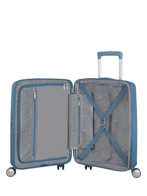 SOUNDBOX Trolley piccolo espandibile stone blue - Bagagli a mano