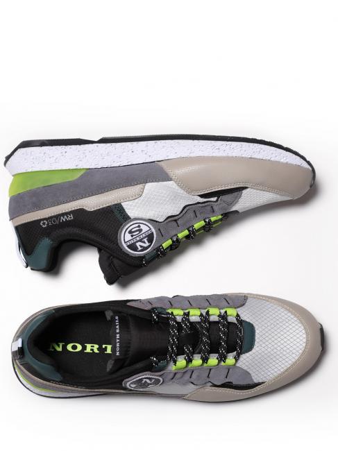 RW-03 EARTHQUAKE Sneaker gray/bla/lime - Scarpe Uomo