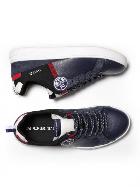 TW-01 RECY Sneaker navy/black/redt - Scarpe Uomo