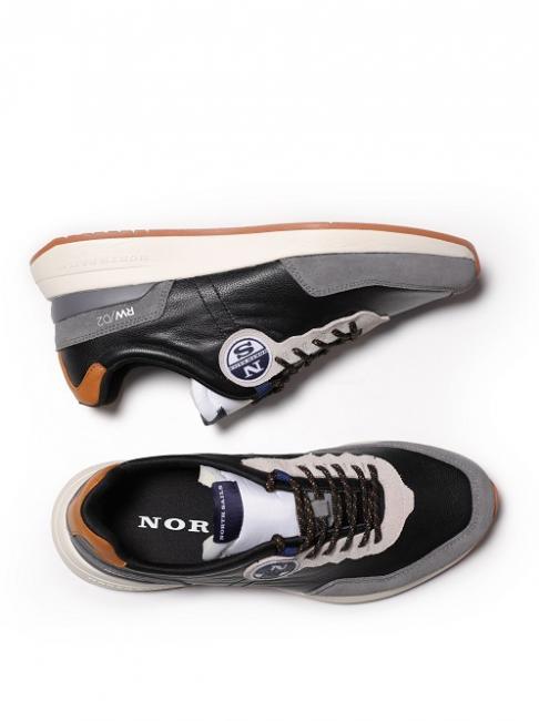 RW-02 Sneaker in pelle black/gray - Scarpe Uomo