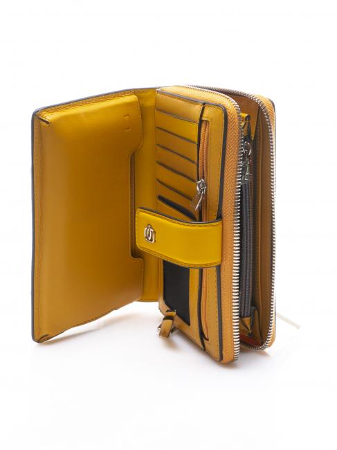 MUSE Portafoglio in pelle Giallo - Portafogli Donna