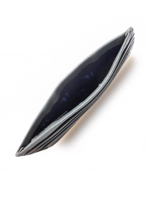 Portafoglio in pelle saffiano  GRIGIO - Portafogli Uomo