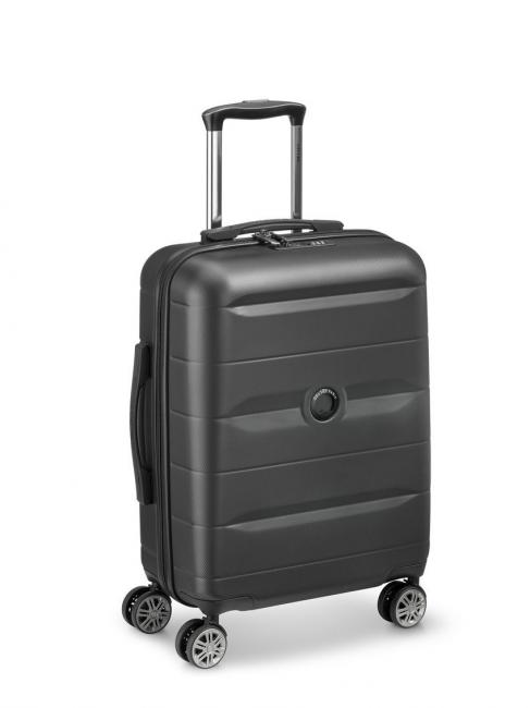 COMETE + Trolley Bagaglio a Mano spinner Nero - Bagagli a mano