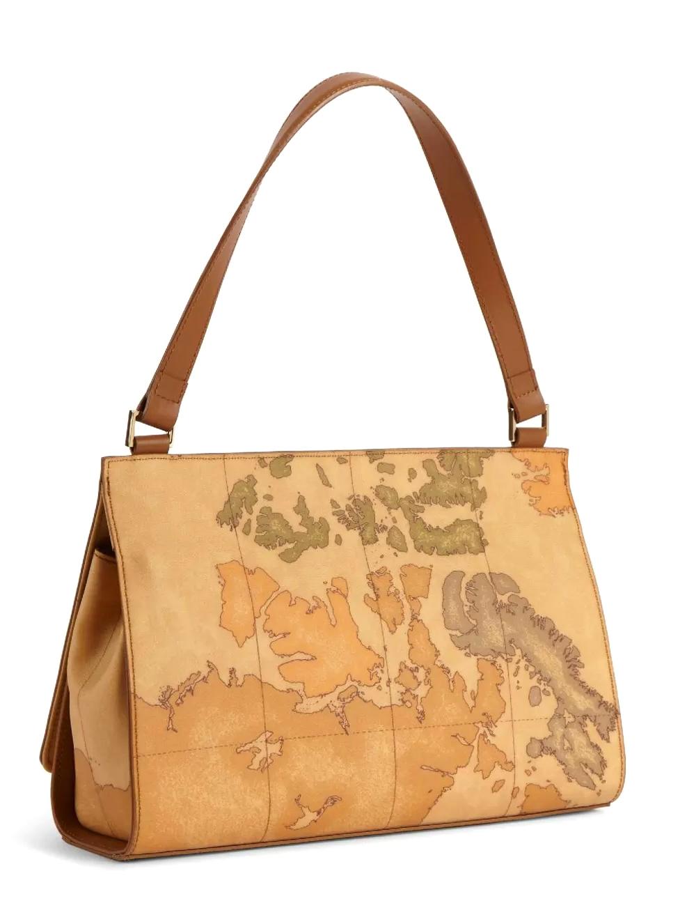 Alviero Martini Prima Classe Geo Intreccio Borsa A Spalla Tabacco -  Acquista Su Le Sac!