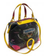 Braccialini Jacquard Bauletto A Mano Con Tracolla Nero/Dino - Acquista A  Prezzi Outlet!