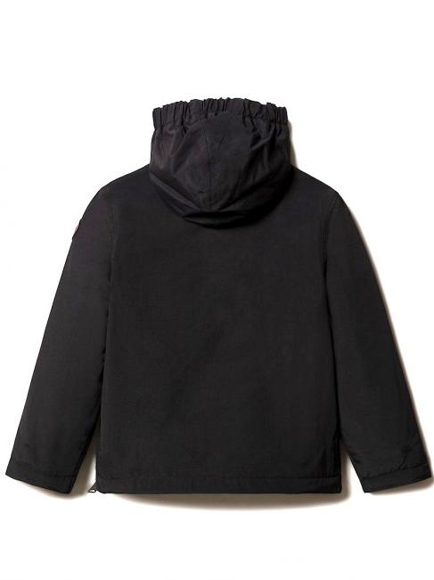KIDS rainforest winter giacca Windproof jacket with hood black 041 - Giacche