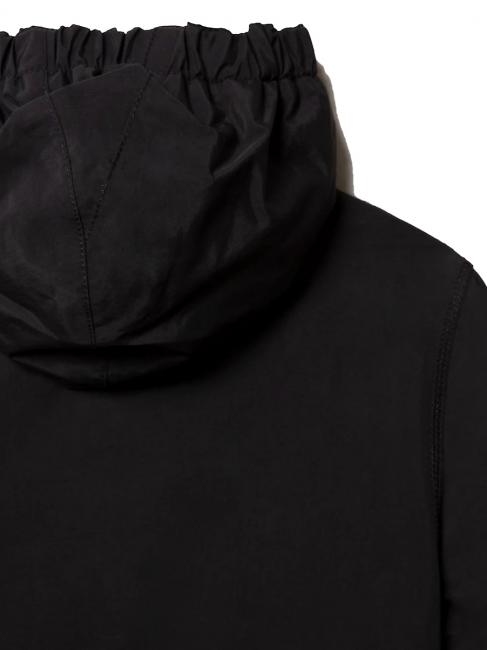 KIDS rainforest winter giacca Windproof jacket with hood black 041 - Giacche