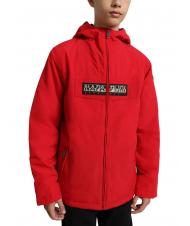 NAPAPIJRI k rainforest op giacca Jacket with zip and hood - Giacche
