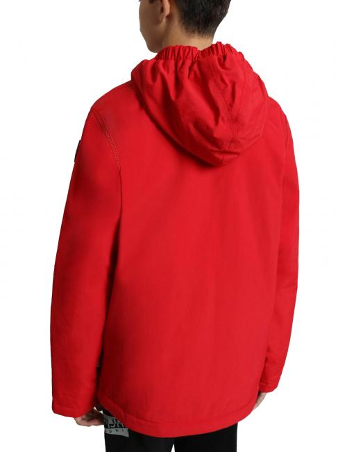 k rainforest op giacca Jacket with zip and hood red tango - Giacche