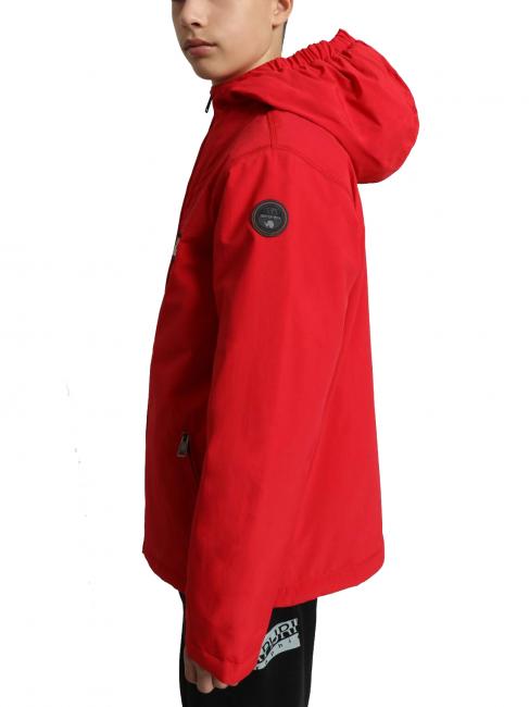 k rainforest op giacca Jacket with zip and hood red tango - Giacche