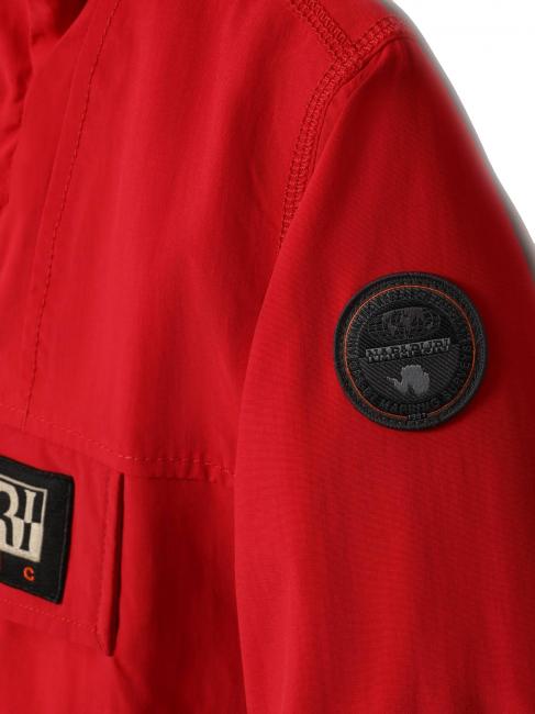 k rainforest op giacca Jacket with zip and hood red tango - Giacche