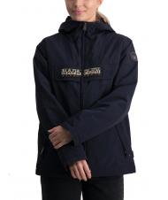 NAPAPIJRI k rainforest op giacca Jacket with zip and hood blu marine - Giacche - 2