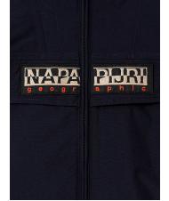 NAPAPIJRI k rainforest op giacca Jacket with zip and hood blu marine - Giacche - 6