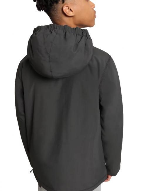 KIDS rainforest winter giacca Windproof jacket with hood dark grey solid - Giacche Bambini