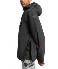 NAPAPIJRI KIDS rainforest winter giacca Windproof jacket with hood dark grey solid - Giacche Bambini - 4