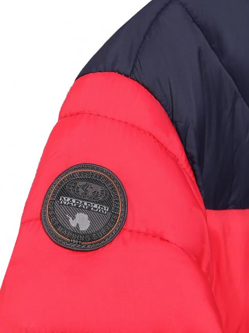 k aerons h 1 giacca Hooded jacket red tango - Giacche