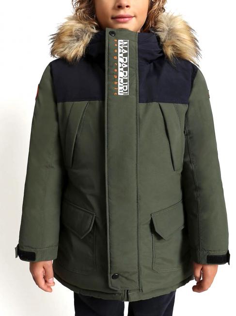 k allin 1 giacca Hooded jacket green depths - Giacche
