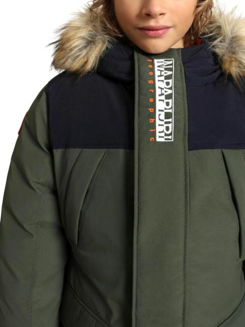 k allin 1 giacca Hooded jacket green depths - Giacche