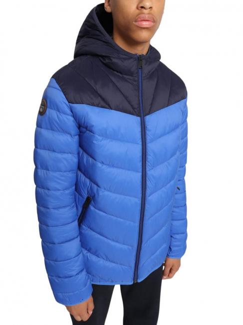 k aerons h 1 giacca Hooded jacket blue dazzling - Giacche Bambini