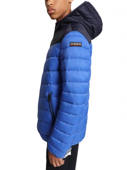 k aerons h 1 giacca Hooded jacket blue dazzling - Giacche Bambini