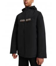 NAPAPIJRI k rainforest op giacca Jacket with zip and hood black 041 - Giacche - 2