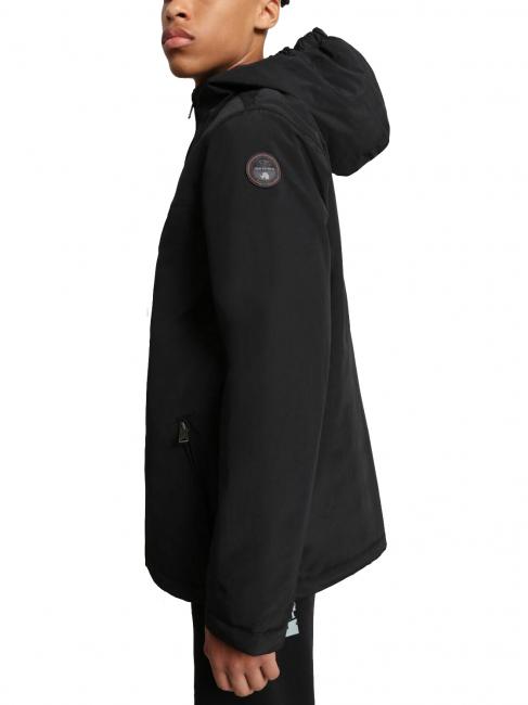 k rainforest op giacca Jacket with zip and hood black 041 - Giacche