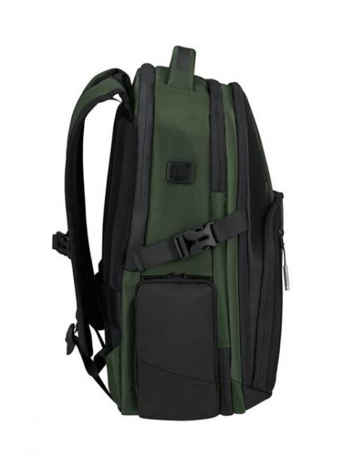 BIZ2GO Zaino day trip, porta pc 15.6" earth green - Zaini da lavoro porta PC