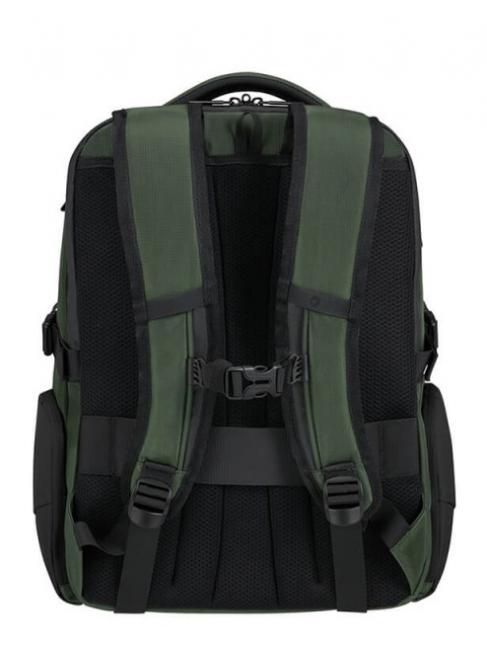 BIZ2GO Zaino day trip, porta pc 15.6" earth green - Zaini da lavoro porta PC