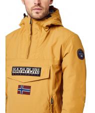 NAPAPIJRI RAINFOREST POCKET 1 Giacca a vento con cappuccio wood brown - Giacche Uomo - 4