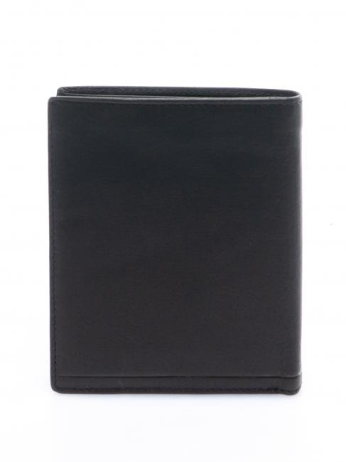 TEXAS Portafoglio verticale in pelle NERO - Portafogli Uomo