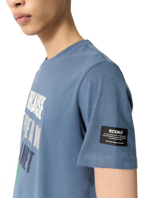 MINALF T-shirt in cotone riciclato ocean blue - T-shirt Uomo