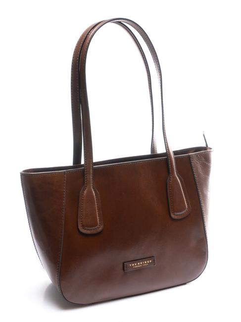 MADDALENA Shopper a spalla, in pelle MARRONE - Borse Donna