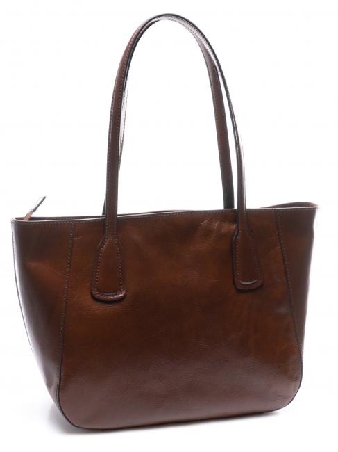 MADDALENA Shopping bag in pelle MARRONE - Borse Donna