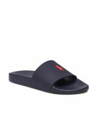 RALPH LAUREN POLO SLIDE Ciabatte con logo RL navy/red pp - Scarpe Uomo - 2