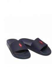 RALPH LAUREN POLO SLIDE Ciabatte con logo RL navy/red pp - Scarpe Uomo - 4